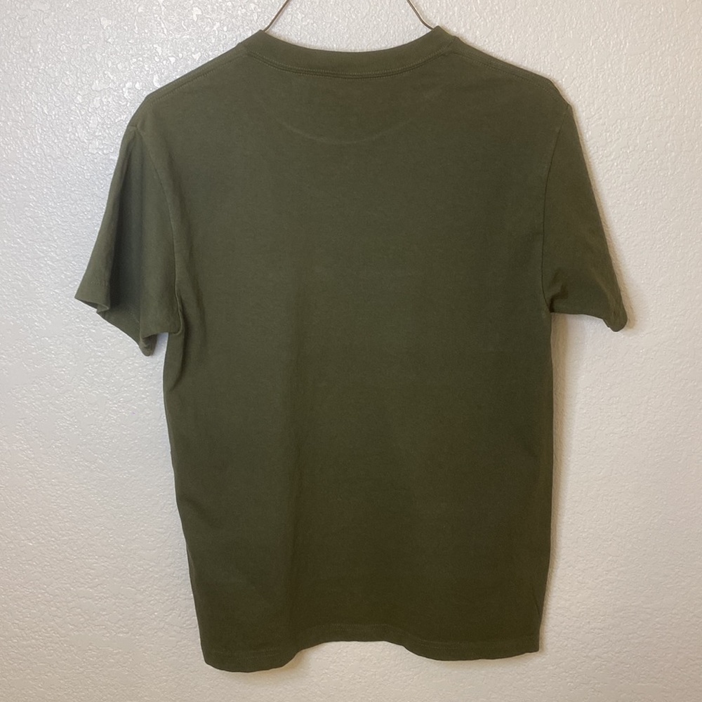 Medium Olive Green Lrg Clothing Company Skate Shirt. View 2